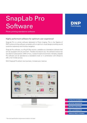 Brochure Snaplab Pro - EN