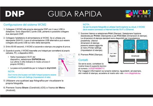 Quick Start Guide WCM2 v2 - IT